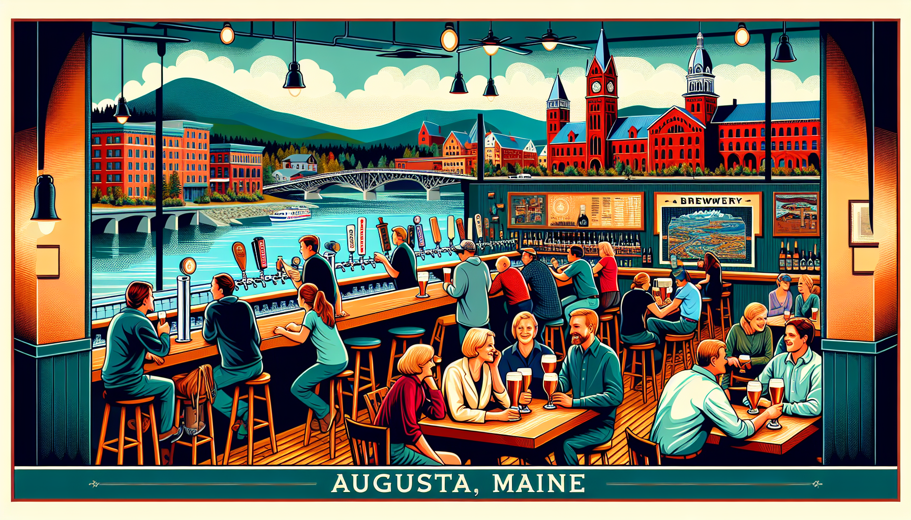Augusta, Maine beer scene